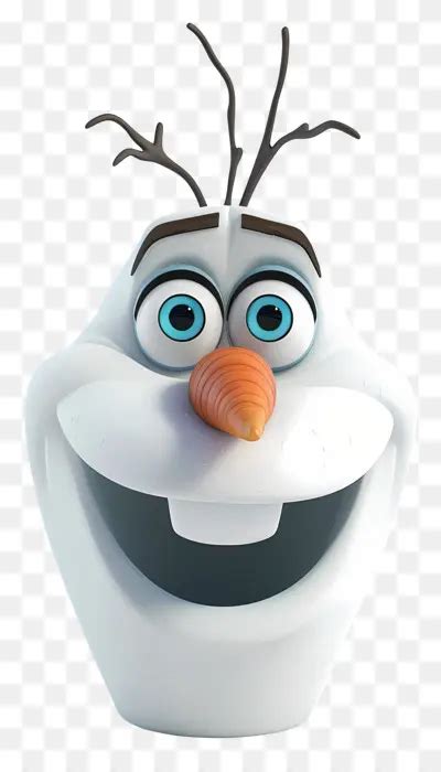 Olaf Head - Happy Snowman Character - CleanPNG / KissPNG