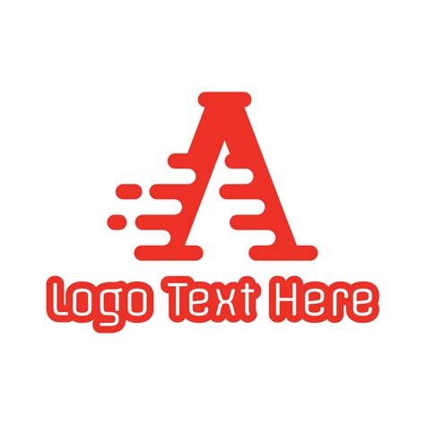 Digital Red A Logo | BrandCrowd Logo Maker | BrandCrowd | BrandCrowd