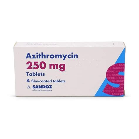 Azithromycin Chlamydia 250mg Tablets Pack Of 8 Generic Rightdose