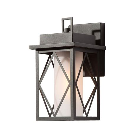 Lnc Modern Light Matte Black Outdoor Wall Lantern Sconce Square