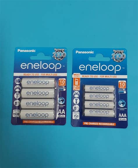 Panasonic Eneloop Rechargeable Aa 1900mah Or Aaa 700mah 4pcs Pre