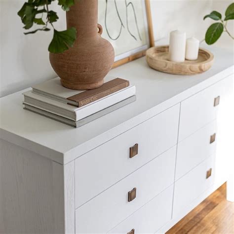 Hara 6 Drawer Dresser White New Style In Form