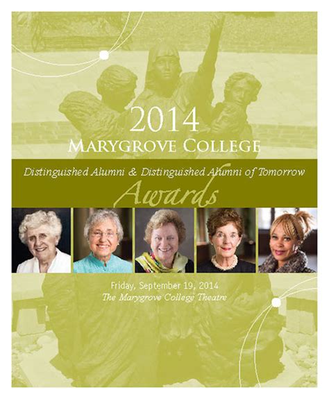 2014 Award Winners Marygrove College