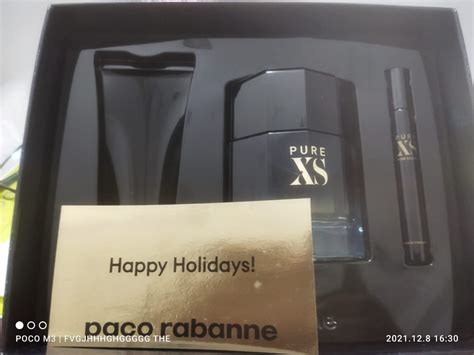 Paco Rabanne Pure XS Gift Set 100ml Perfume, 100ml Shower Gel and...