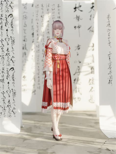 DOAXVV Love Letter Maiden Set Includes Suit V1 Suit V2 Shoes