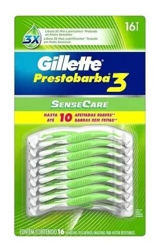 Rastrillos Desechables Gillette Prestobarba 3 Con 16 Piezas MercadoLibre