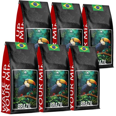 Kawa Ziarnista Brazylia Kg Wie O Palona Arabica Blue Orca