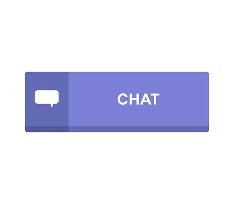 Premium Vector | Chat button