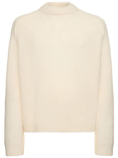 Alpaca Blend Knit Sweater A P C Men Luisaviaroma