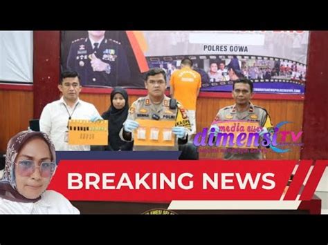 Seorang Pria Di Gowa Kuasai Sabu Gram Diamankan Petugas Youtube