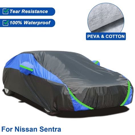 For Nissan Sentra Car Cover Waterproof Full Sedan Car Cover Thickened ...