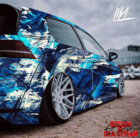 Golf 7 Gti Vw Golf Volkswagen Golf Vinyl Wrap Car Pimped Out Cars Hatchbacks Vw Tiguan