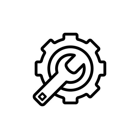 Wrench And Gear Icon Vector Illustration Design 22458812 Vector Art At