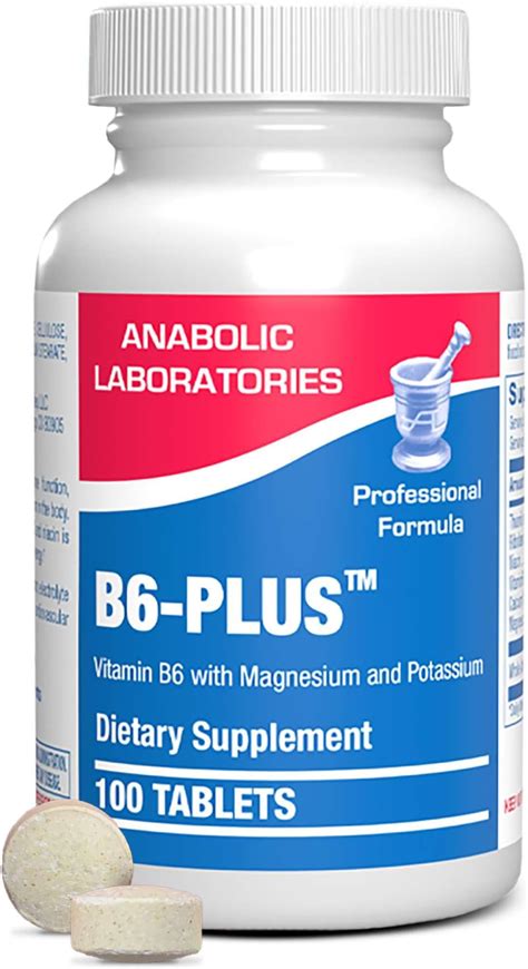 Anabolic Laboratories Vitamin B6 50mg Tablets 100 Tablets