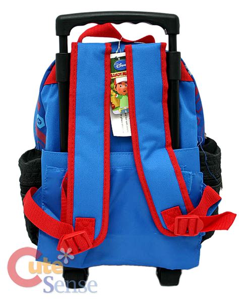 Disney Handy Manny 12 Roller Luggage Backpack Toddler Rolling Bag Ebay