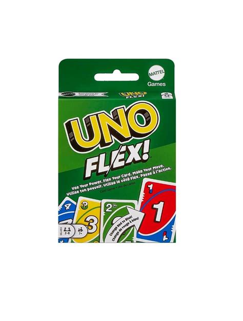 Mattel Games Uno Flex Card Game, Travel Fun Games for Family or Game ...