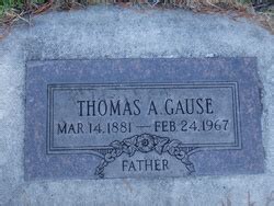 Thomas Arthur T A Gause M Morial Find A Grave