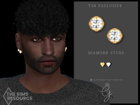 Diamond Studs The Sims 4 Catalog