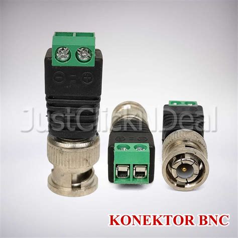 Jual Konektor Jack Balun Bnc Dvr Kamera Cctv Jakmall