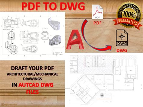 Convert Your Pdf Image Blueprint Or Sketch Drawing To Autocad Dwg By