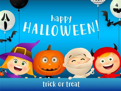 Happy Halloween Trick Or Treat Game Games Online For Kids In Preschool