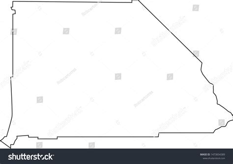 San Bernardino County Map State California Stock Vector (Royalty Free ...