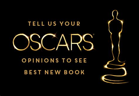 Tell Us Your Oscars Predictions To See Your Best New Book