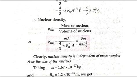 Nuclei Part Class Xii Physics Ch Nuclei Youtube