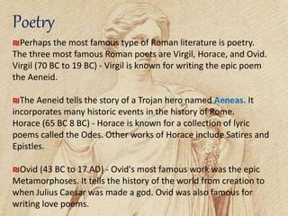 Roman literature | PPT