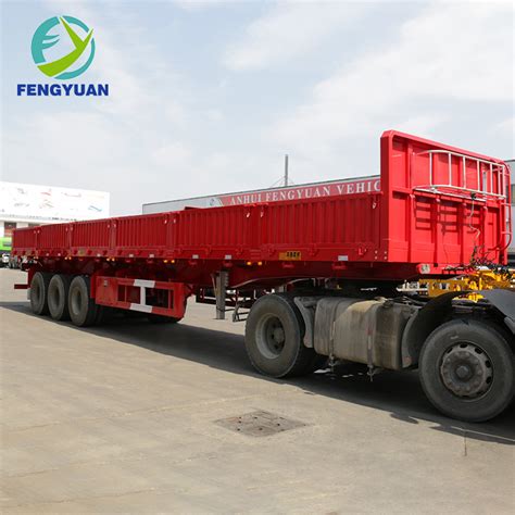 Fengyuan Axles Side Dump Tipper Dumping Semi Trailer China Dumping