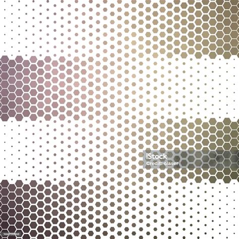 pola memudar horizontal titiktitik segi enam ilustrasi stok