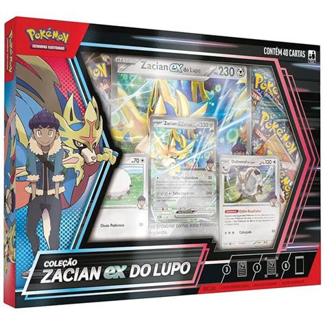 Box Zacian Do Lupo - Pokémon : Box - Zacian ex do Lupo - Bravo Jogos