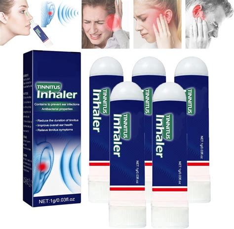 5x Echo Ease Tinnitus Inhaler Tinnitus Relief For Ringing Ears For