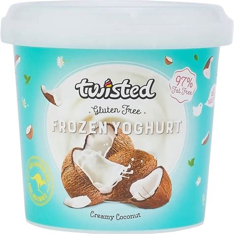 Twisted Frozen Yoghurt Creamy Coconut 480ml Woolworths