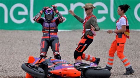 Hati Pecah Jorge Martin Gagal Juara Motogp Jerman Setelah Jatuh