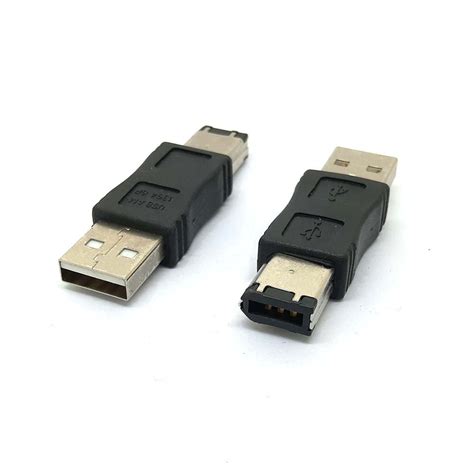 Buy Adapter Firewire Ieee 1394 6 Pin Male To Usb 20 Male Adaptor Convertor Firewire Online At