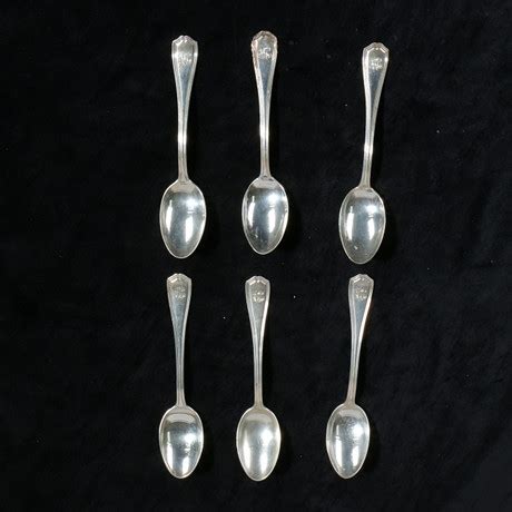 TESKEDAR SEX STYCKEN BIRKS STERLING Silver Metall Silver Auctionet