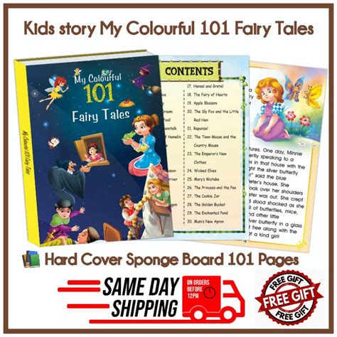 My Colourful 101 Fairy Tales English Story Book Kids Book