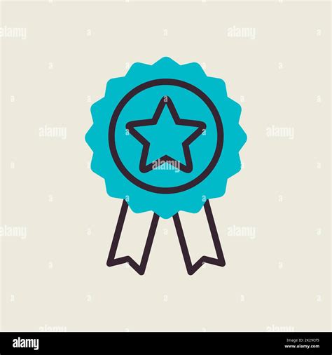 Ribbon Award Best Seller Icon Stock Photo Alamy