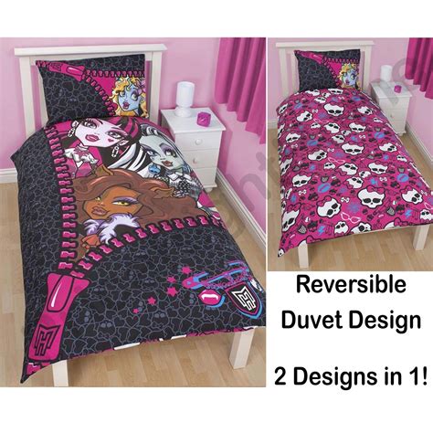 Monster High Bedding Skullette Duvet Cover Set Bed Sets For Sale