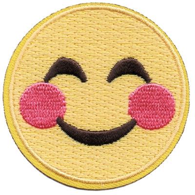 Emoji - Smiling Eyes Patch – Basics Clothing Store