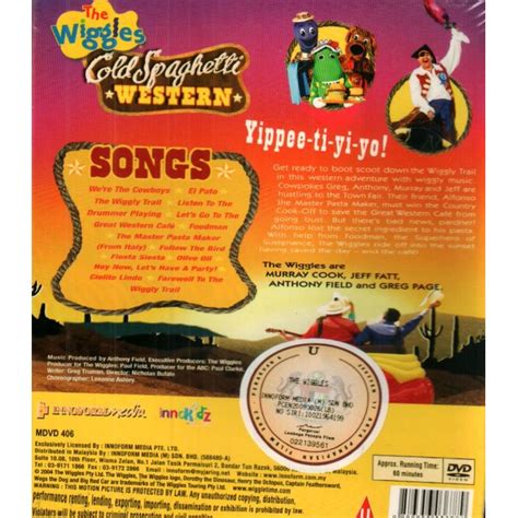 The Wiggles Cold Spaghetti Western 13 Wiggly Western Songs Dvd Hobbies