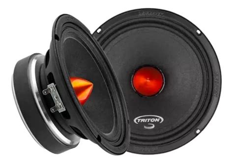 Par Alto Falantes 6 Poleg Triton 200w Rms 4 Ohms Medio Grave