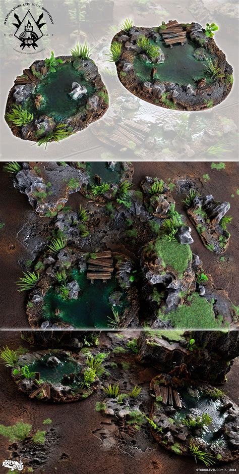 Fantasy Still Water Ponds Box 2014 Warhammer Terrain Wargaming