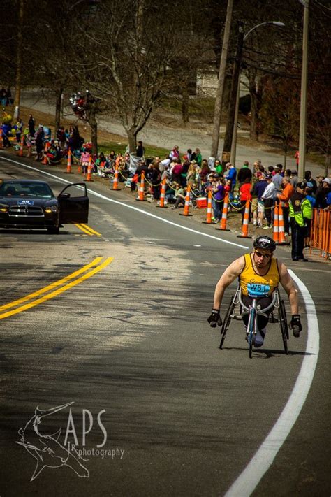 Rolling Through Mile 18 Of The Boston Marathon 2014 By Alan Scherer On