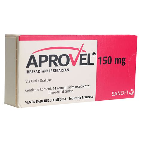 Comprar Aprovel Sanofi 150 Mg 14 Tabletas Walmart El Salvador