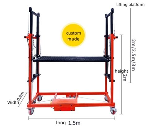 Portable Load Bearing 500kg Indoor Multiple Models Foldable Electric