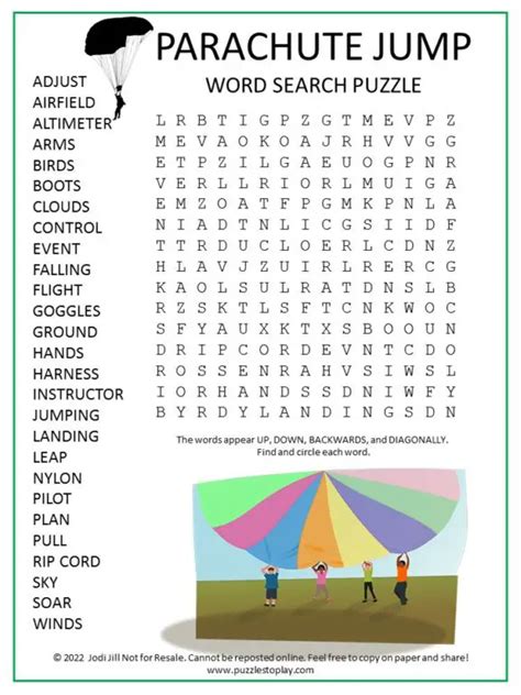 Grasshopper Word Search Puzzle Puzzles To Play