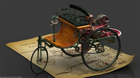 Benz Motorwagen Patent Nr.1 - 3d artist Volker - Hum3D