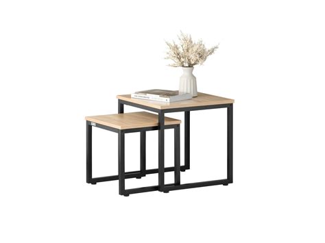 Tables Basses Gigognes Set De 2 Lot De 2 Tables D Appoint